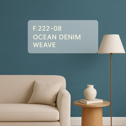 Ocean Denim Weave 0.5m x 10m